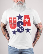 Fourth of July Independence Day Classic T-Shirt custom-t-shirts-classic-lifestyle-front-446