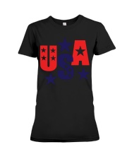 Fourth of July Independence Day Premium Fit Ladies Tee tile