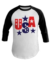 Fourth of July Independence Day Baseball Tee tile