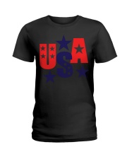 Fourth of July Independence Day Ladies T-Shirt tile