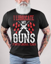 Political i lubricate my guns Classic T-Shirt custom-t-shirts-classic-lifestyle-front-446
