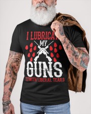 Political i lubricate my guns Classic T-Shirt custom-t-shirts-classic-lifestyle-front-449