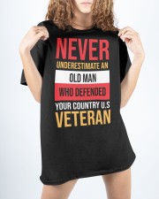 never underestimate an old man who defended your u Classic T-Shirt custom-t-shirts-classic-lifestyle-front-437