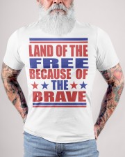 Fourth of July Independence Day Classic T-Shirt custom-t-shirts-classic-lifestyle-front-446