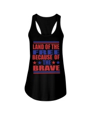 Fourth of July Independence Day Ladies Flowy Tank tile