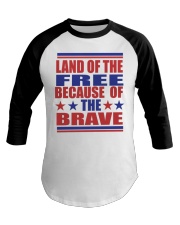 Fourth of July Independence Day Baseball Tee tile