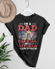 I Am Dad Grandpa And VETERAN Classic T-Shirt custom-t-shirts-classic-lifestyle-front-464