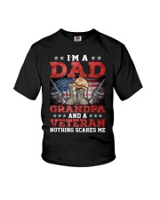 I Am Dad Grandpa And VETERAN Youth T-Shirt tile