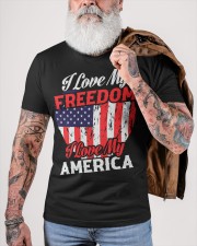 I-LOVE MY FREEDOM-I-LOVE-MY-AMERICA Classic T-Shirt custom-t-shirts-classic-lifestyle-front-449