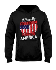 I-LOVE MY FREEDOM-I-LOVE-MY-AMERICA Hooded Sweatshirt tile