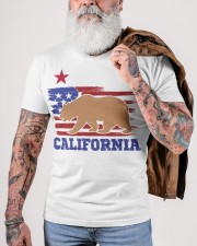 USA X Animal Bear California Classic T-Shirt custom-t-shirts-classic-lifestyle-front-449