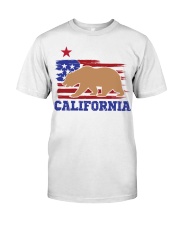USA X Animal Bear California Classic T-Shirt front