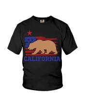 USA X Animal Bear California Youth T-Shirt tile