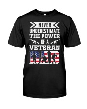 The Power of a Veteran Classic T-Shirt front