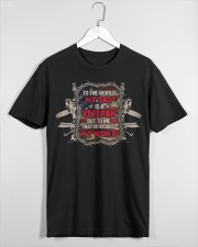 My dad is a veteran Classic T-Shirt custom-t-shirts-classic-lifestyle-front-465
