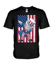 American Pride  V-Neck T-Shirt tile