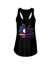 Patriotic-4th-of-July-Memorial Ladies Flowy Tank tile