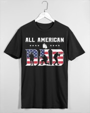 All American Dad Veteran-Fathers Classic T-Shirt custom-t-shirts-classic-lifestyle-front-465