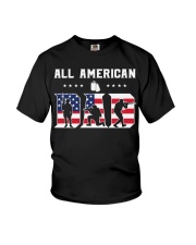 All American Dad Veteran-Fathers Youth T-Shirt tile
