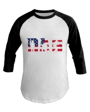 All American Dad Veteran-Fathers Baseball Tee tile