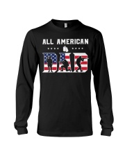 All American Dad Veteran-Fathers Long Sleeve Tee tile