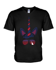 Independence day-4th-of-July V-Neck T-Shirt tile