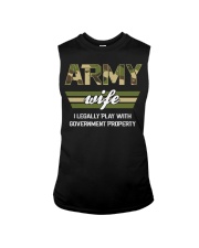 Womens Army Veteran Army Wife Sleeveless Tee tile