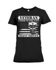veteran united states navy Premium Fit Ladies Tee tile