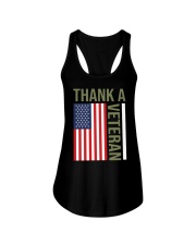 THANK A VETERAN Ladies Flowy Tank tile