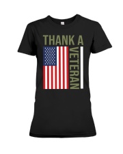 THANK A VETERAN Premium Fit Ladies Tee tile