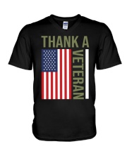 THANK A VETERAN V-Neck T-Shirt tile