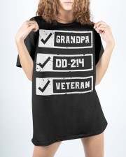 Grandpa DD214 Veteran Classic T-Shirt custom-t-shirts-classic-lifestyle-front-437