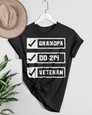 Grandpa DD214 Veteran Classic T-Shirt custom-t-shirts-classic-lifestyle-front-464