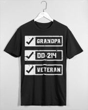 Grandpa DD214 Veteran Classic T-Shirt custom-t-shirts-classic-lifestyle-front-465