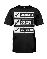 Grandpa DD214 Veteran Premium Fit Mens Tee tile