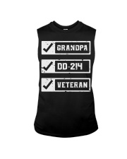 Grandpa DD214 Veteran Sleeveless Tee tile