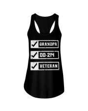 Grandpa DD214 Veteran Ladies Flowy Tank tile