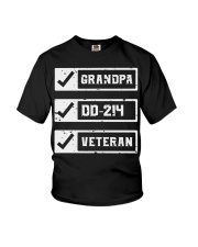 Grandpa DD214 Veteran Youth T-Shirt tile