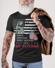 American Veteran Boots-and-Gun Classic T-Shirt custom-t-shirts-classic-lifestyle-front-449
