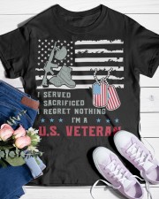 American Veteran Boots-and-Gun Classic T-Shirt custom-t-shirts-classic-lifestyle-front-453