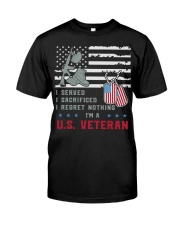 American Veteran Boots-and-Gun Classic T-Shirt front