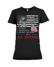 American Veteran Boots-and-Gun Premium Fit Ladies Tee tile