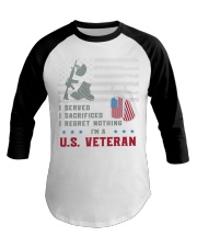 American Veteran Boots-and-Gun Baseball Tee tile