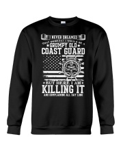 I NEVER DREAMED THAT-SOMEDAY-I-WOULD BE A white-version Crewneck Sweatshirt tile