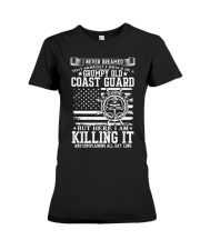 I NEVER DREAMED THAT-SOMEDAY-I-WOULD BE A white-version Premium Fit Ladies Tee tile