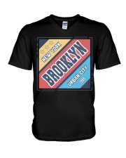 New York Brooklyn Urban-City V-Neck T-Shirt tile