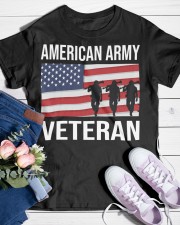 American Army Veteran Classic T-Shirt custom-t-shirts-classic-lifestyle-front-453