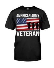 American Army Veteran Classic T-Shirt front