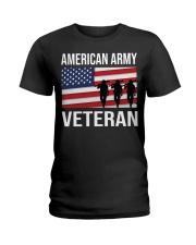 American Army Veteran Ladies T-Shirt tile