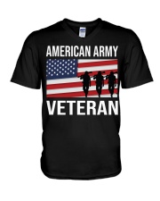 American Army Veteran V-Neck T-Shirt tile